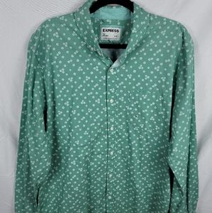 Express Button-down longsleeve shirt Size XL.
